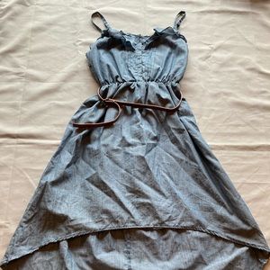 Medium High Low Cut Dress by new look